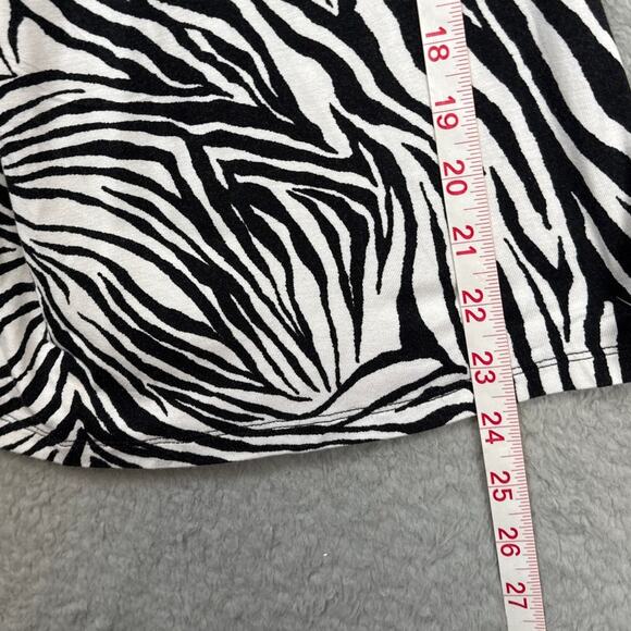 Michael Kors Women's Plus Size Jersey Knit Dress Stretchy Zebra Print Size 3X - Picture 6 of 8